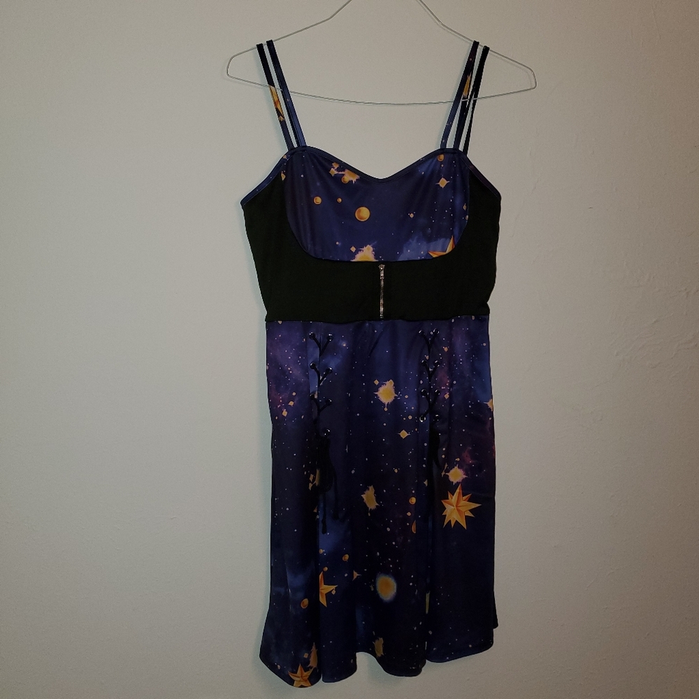 Purple celestial strappy dress L